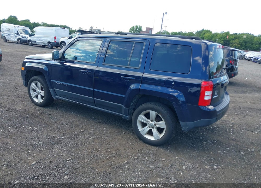 2016 JEEP PATRIOT LATITUDE VIN: 1C4NJRFB3GD594411