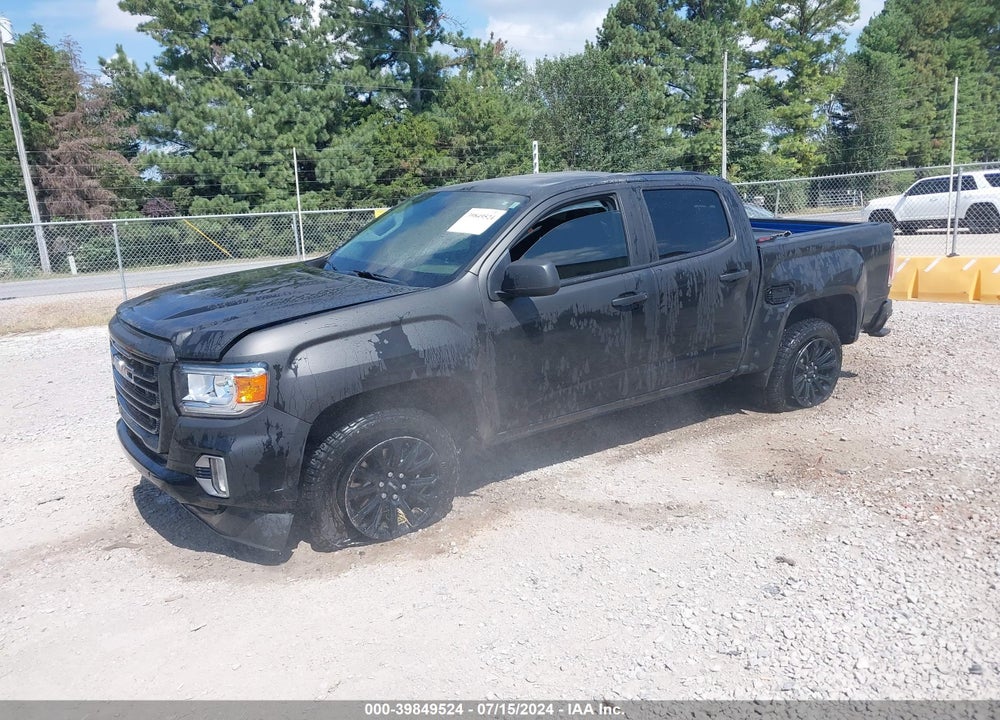 2022 GMC CANYON 2WD SHORT BOX ELEVATION VIN: 1GTG5CE17N1191226