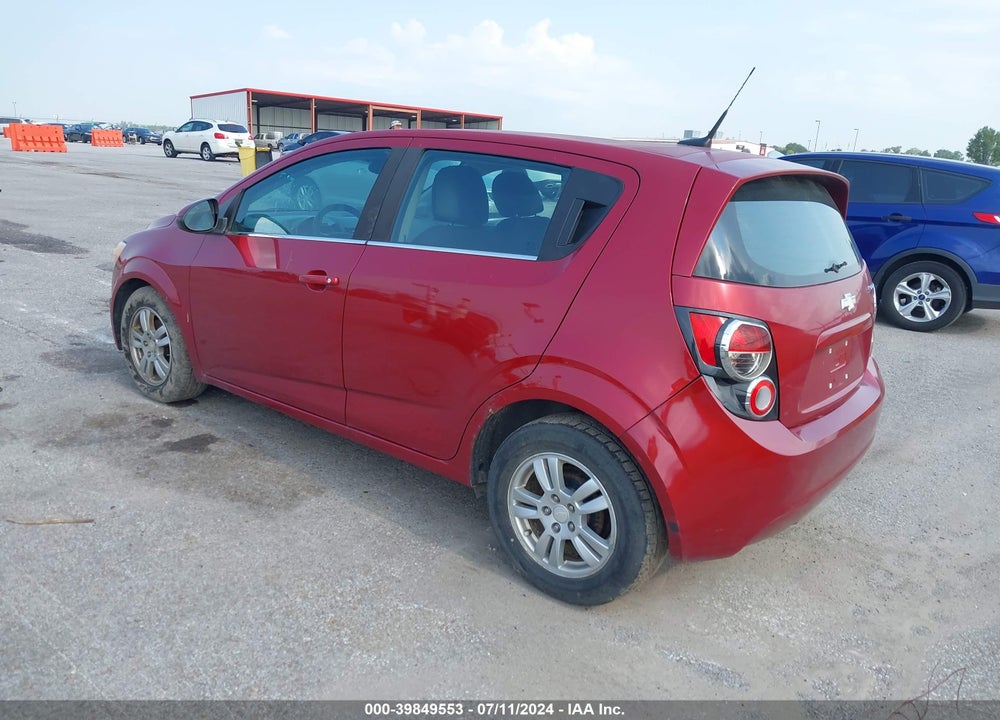 2012 CHEVROLET SONIC 2LT VIN: 1G1JC6SH9C4220986