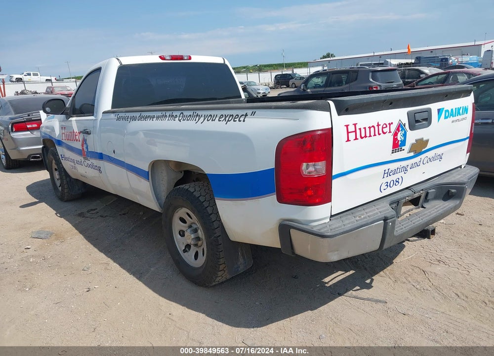 2011 CHEVROLET SILVERADO 1500 WORK TRUCK VIN: 1GCNCPEX2BZ210674