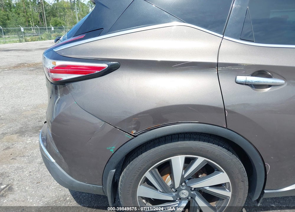 2015 NISSAN MURANO PLATINUM VIN: 5N1AZ2MG1FN264316