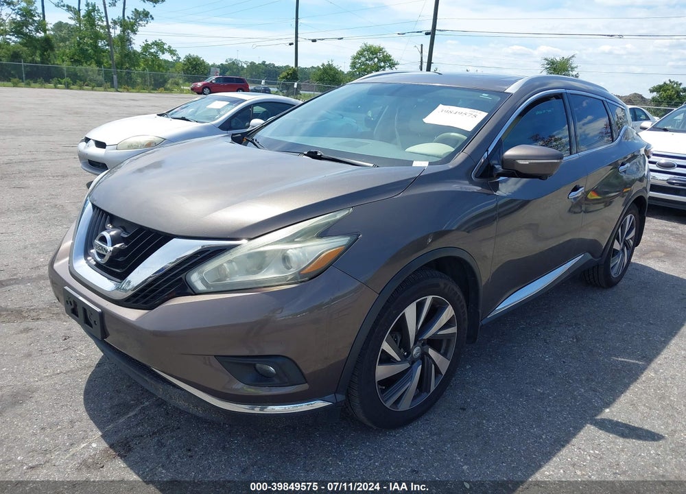 2015 NISSAN MURANO PLATINUM VIN: 5N1AZ2MG1FN264316