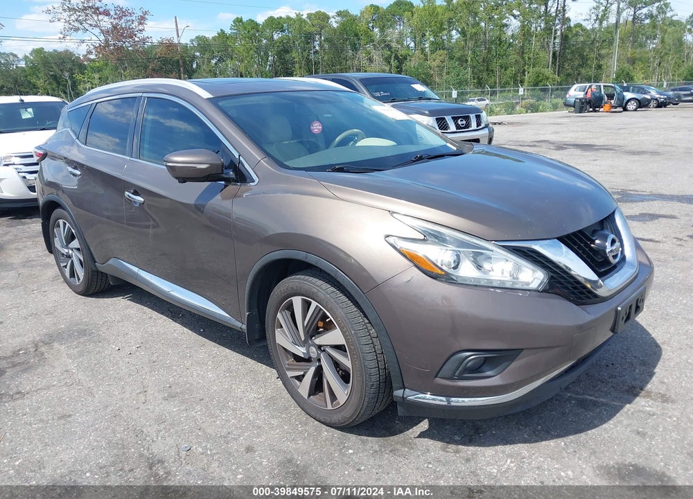 2015 NISSAN MURANO PLATINUM VIN: 5N1AZ2MG1FN264316
