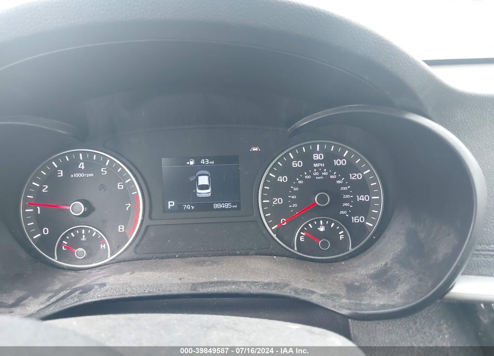 2019 KIA OPTIMA LX VIN: 5XXGT4L34KG348789
