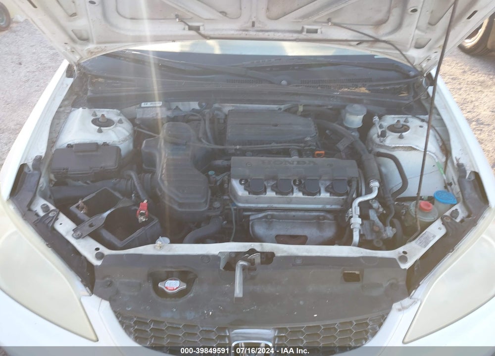 2004 HONDA CIVIC LX VIN: 1HGEM22584L061309