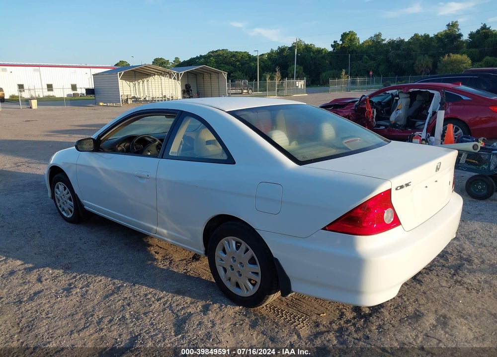 2004 HONDA CIVIC LX VIN: 1HGEM22584L061309