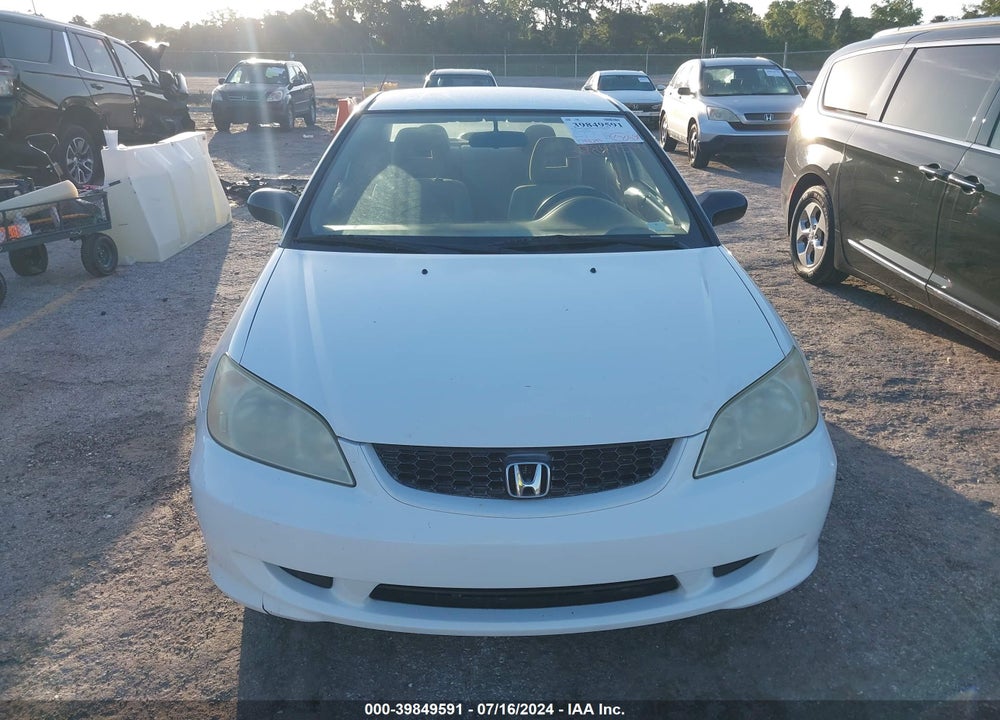 2004 HONDA CIVIC LX VIN: 1HGEM22584L061309