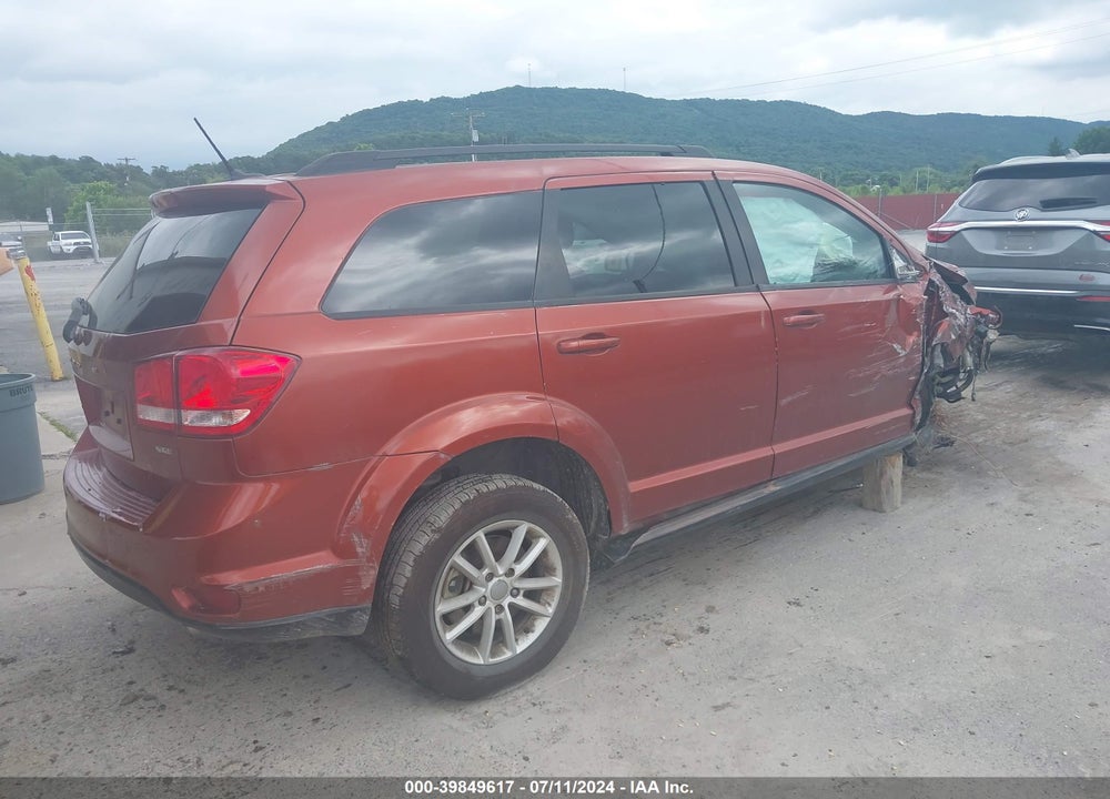 2013 DODGE JOURNEY SXT VIN: 3C4PDDBG2DT527275