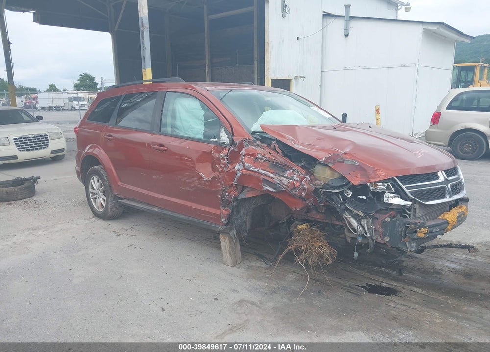 2013 DODGE JOURNEY SXT VIN: 3C4PDDBG2DT527275