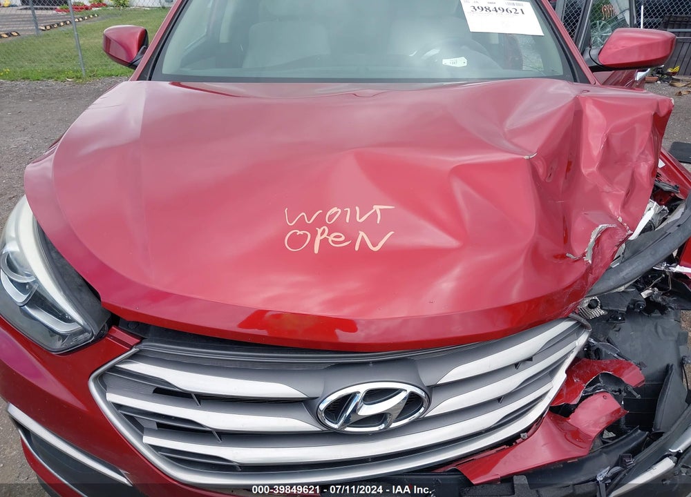 2018 HYUNDAI SANTA FE SPORT VIN: 5XYZT3LB7JG538347