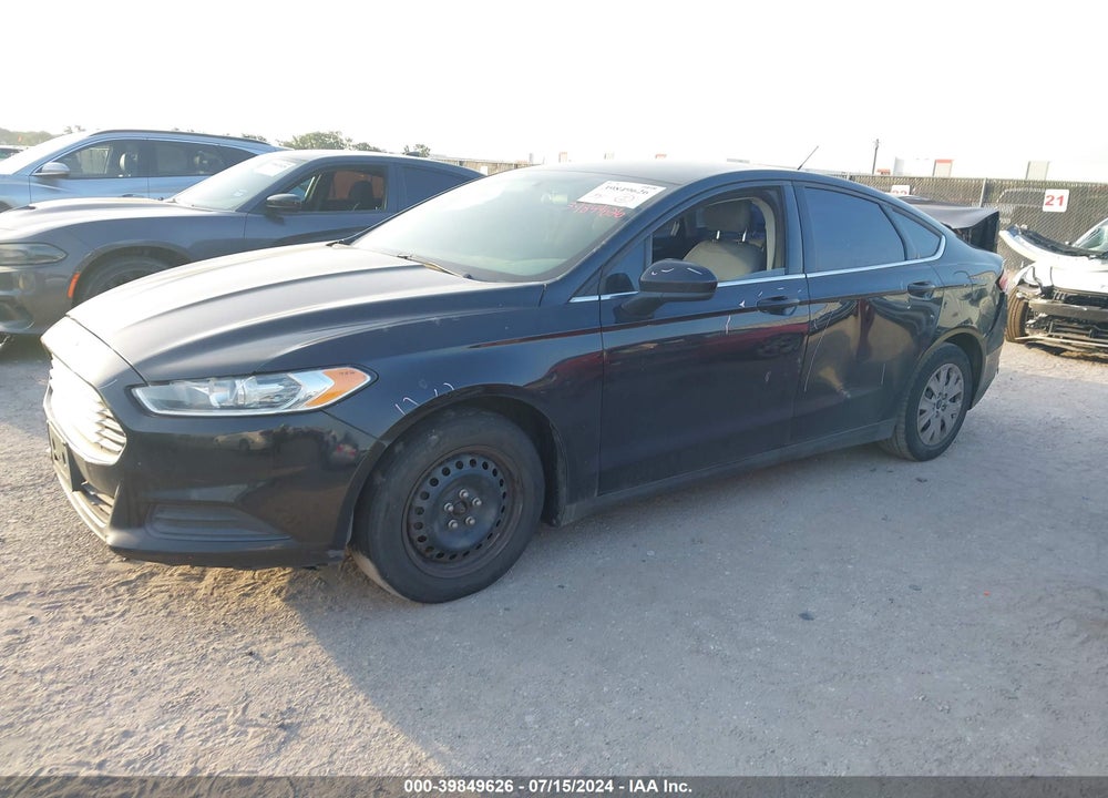 2014 FORD FUSION S VIN: 1FA6P0G76E5372936