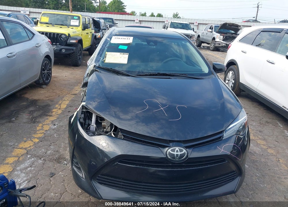 2017 TOYOTA COROLLA LE VIN: 5YFBURHEXHP701860