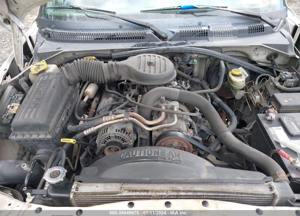 1998 DODGE DURANGO SLT VIN: 1B4HS28Z7WF220119