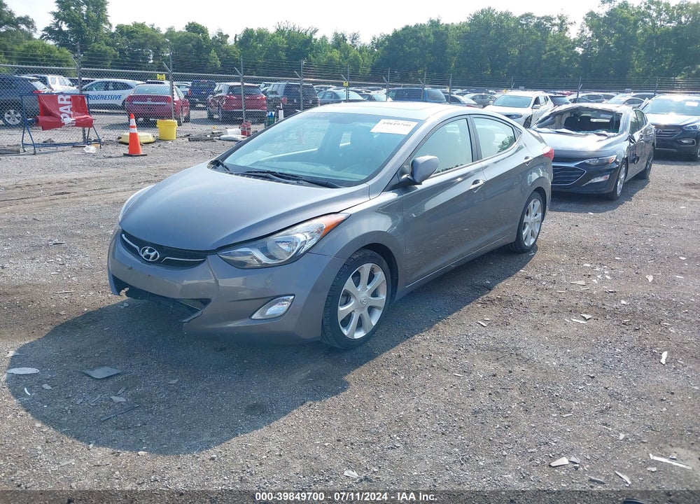 2013 HYUNDAI ELANTRA LIMITED VIN: 5NPDH4AEXDH281115