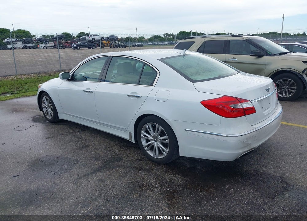 2012 HYUNDAI GENESIS VIN: KMHGC4DDXCU171115