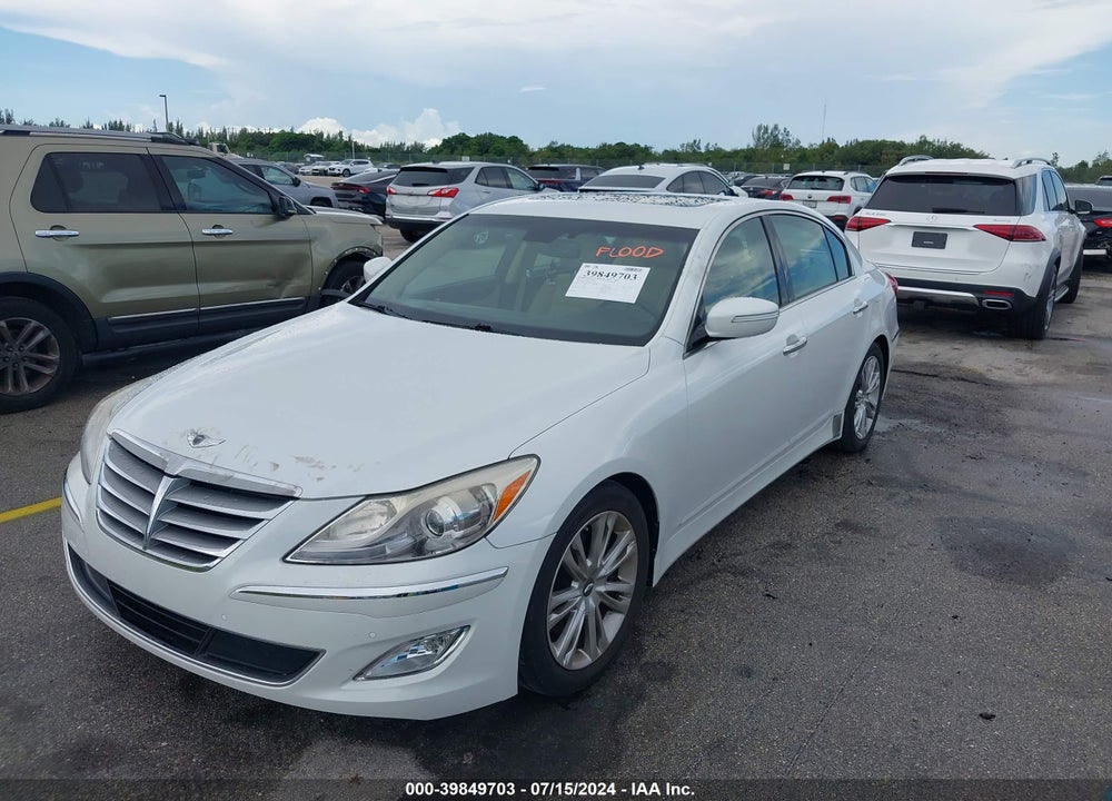 2012 HYUNDAI GENESIS VIN: KMHGC4DDXCU171115