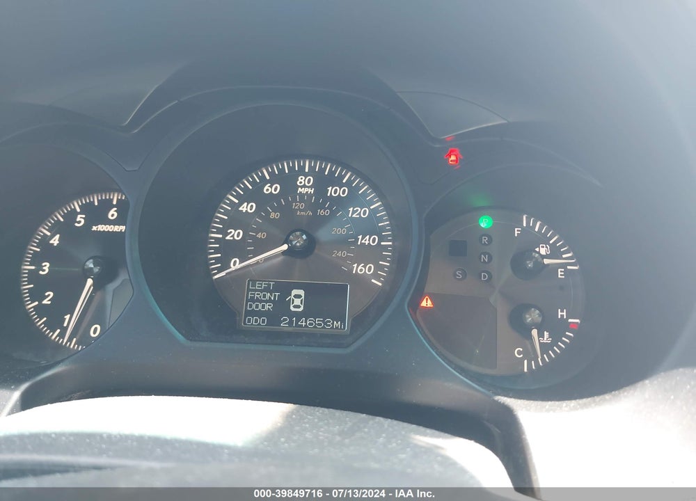 2008 LEXUS GS 350 VIN: JTHBE96S080033209