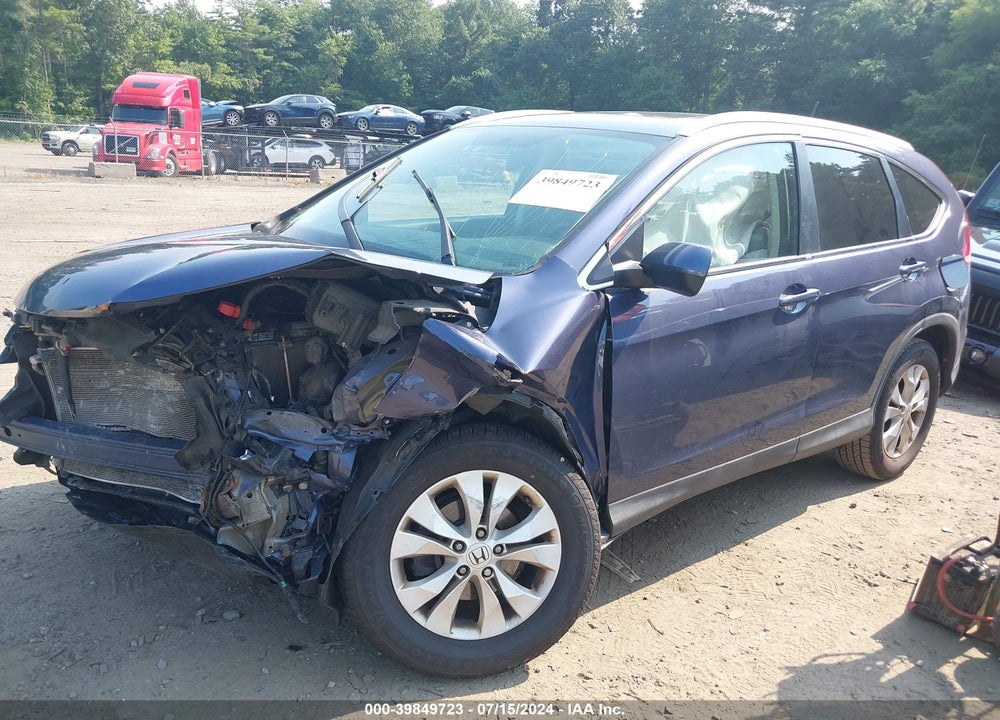 2014 HONDA CR-V EX-L VIN: 2HKRM4H79EH678020