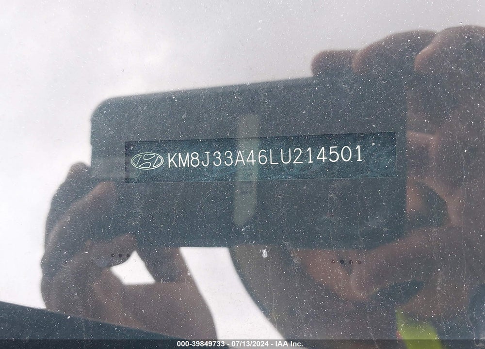 2020 HYUNDAI TUCSON VALUE VIN: KM8J33A46LU214501