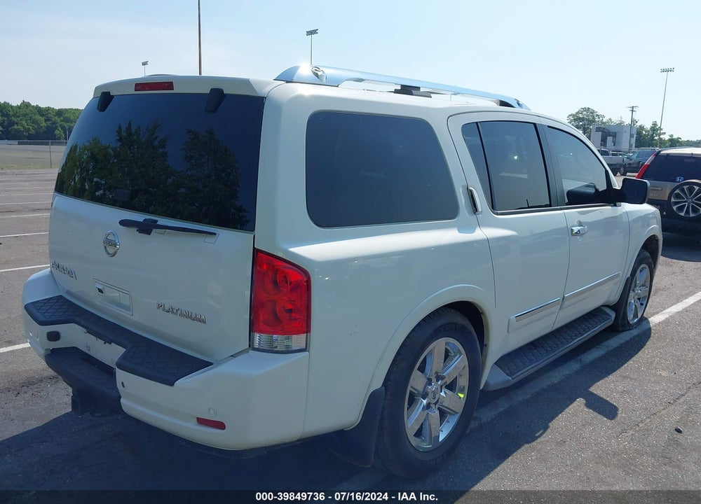 2011 NISSAN ARMADA PLATINUM VIN: 5N1AA0NE2BN604401