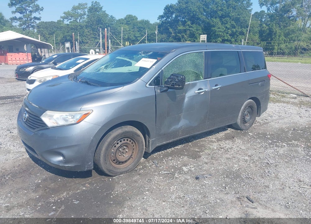 2015 NISSAN QUEST S VIN: JN8AE2KP7F9120317