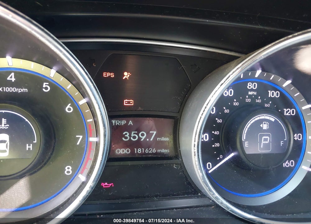 2011 HYUNDAI SONATA GLS VIN: 5NPEB4AC3BH067052