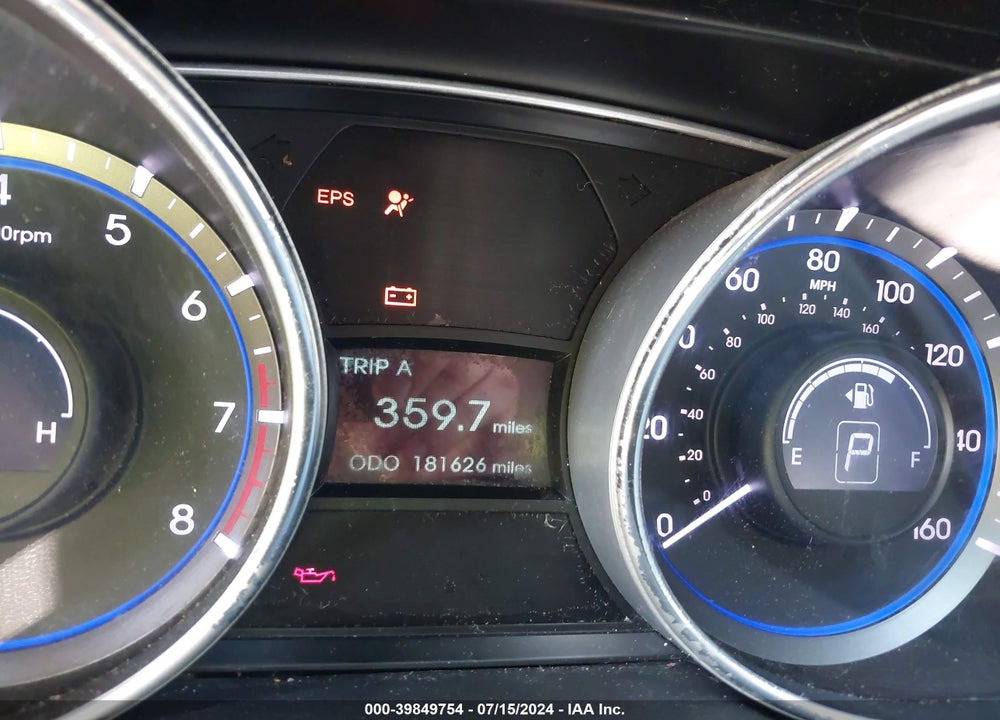 2011 HYUNDAI SONATA GLS VIN: 5NPEB4AC3BH067052