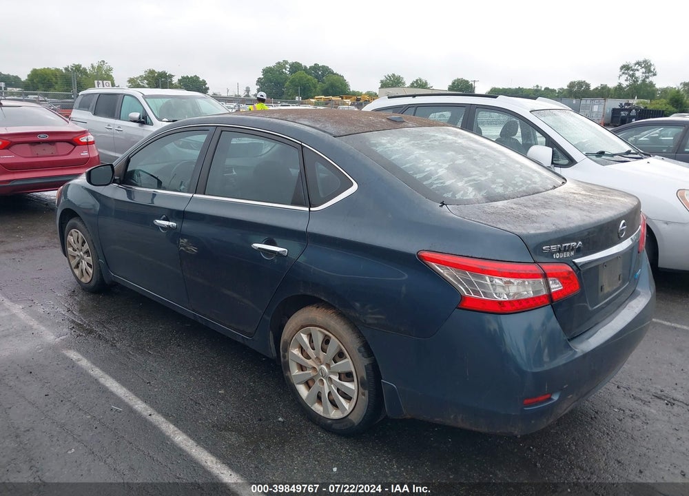 2013 NISSAN SENTRA SV VIN: 3N1AB7AP5DL737158