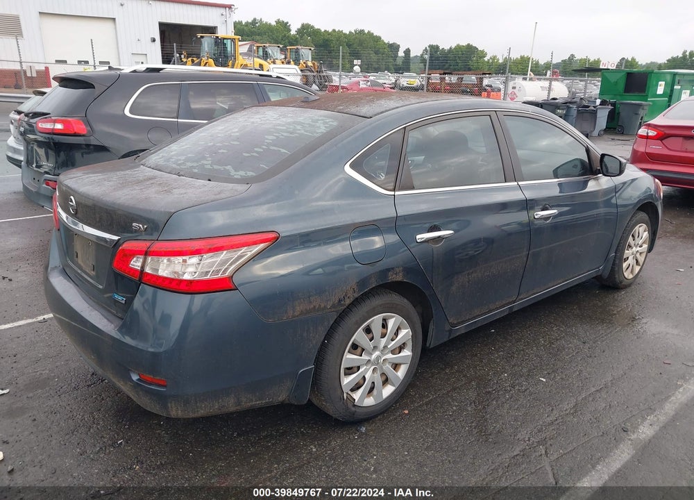 2013 NISSAN SENTRA SV VIN: 3N1AB7AP5DL737158