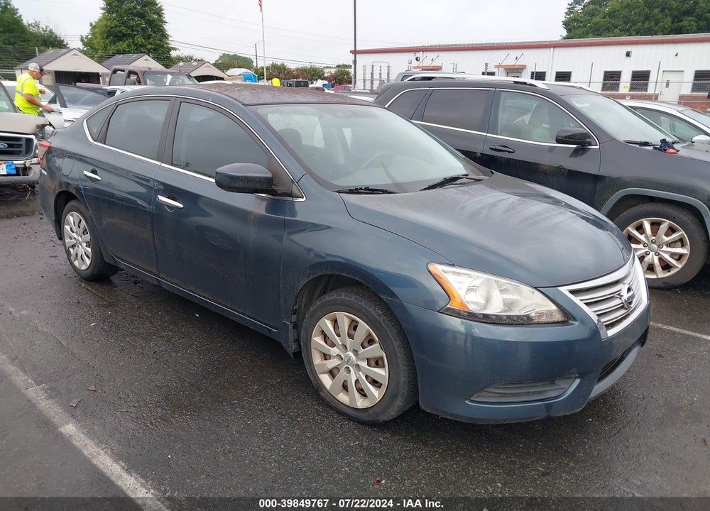 2013 NISSAN SENTRA SV VIN: 3N1AB7AP5DL737158