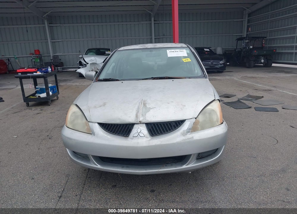 2005 MITSUBISHI LANCER ES VIN: JA3AJ26E65U017772