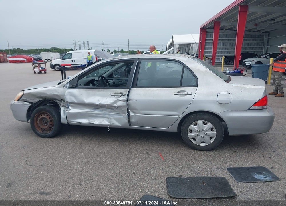 2005 MITSUBISHI LANCER ES VIN: JA3AJ26E65U017772