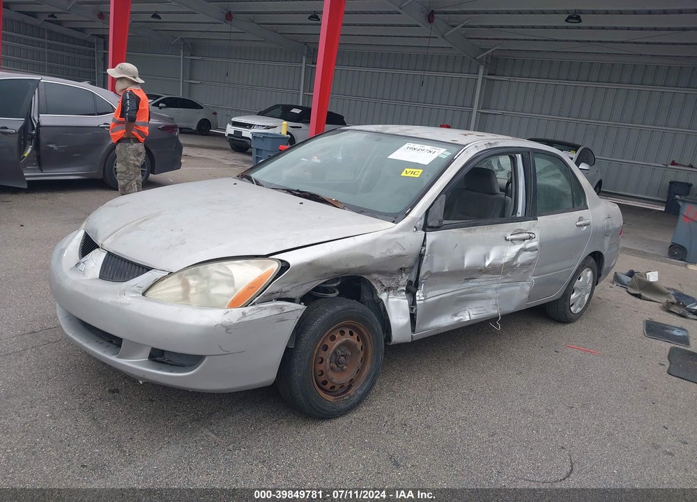 2005 MITSUBISHI LANCER ES VIN: JA3AJ26E65U017772