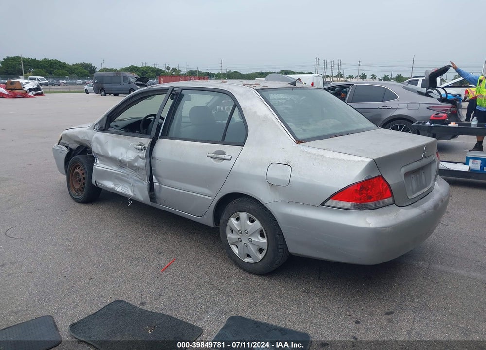 2005 MITSUBISHI LANCER ES VIN: JA3AJ26E65U017772