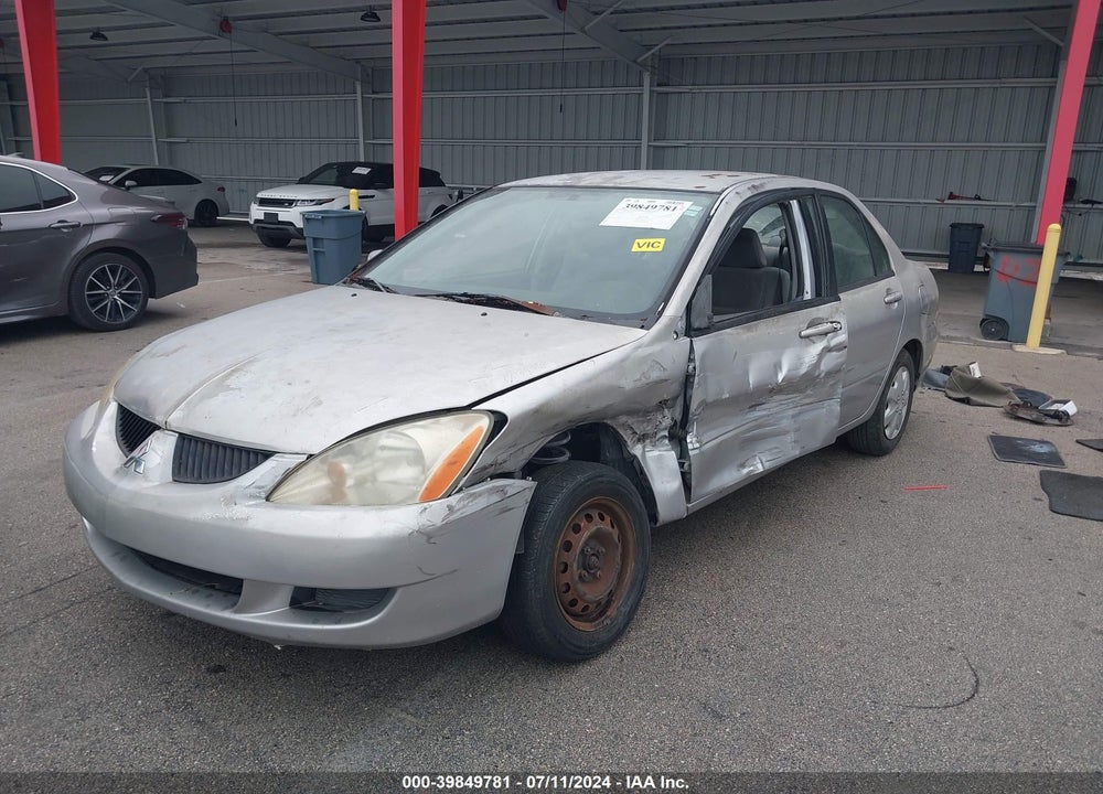 2005 MITSUBISHI LANCER ES VIN: JA3AJ26E65U017772