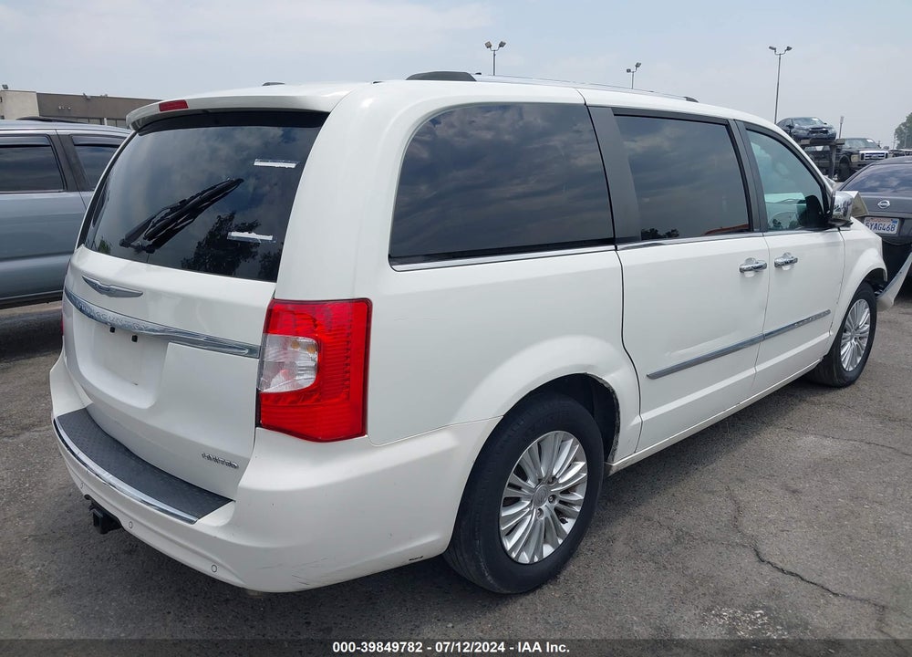 2012 CHRYSLER TOWN & COUNTRY LIMITED VIN: 2C4RC1GGXCR375766