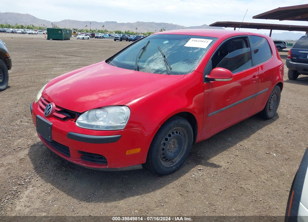 2007 VOLKSWAGEN RABBIT 2-DOOR VIN: WVWAS71K27W047710