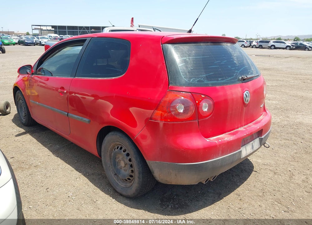 2007 VOLKSWAGEN RABBIT 2-DOOR VIN: WVWAS71K27W047710