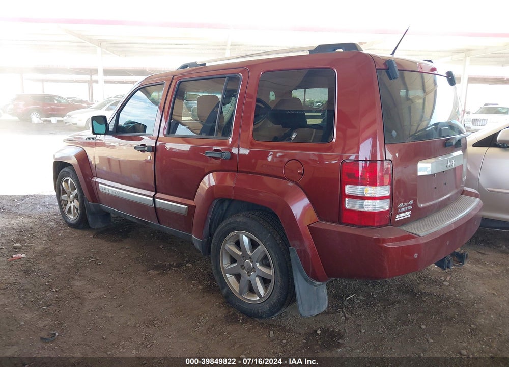 2008 JEEP LIBERTY LIMITED EDITION VIN: 1J8GN58K38W120458