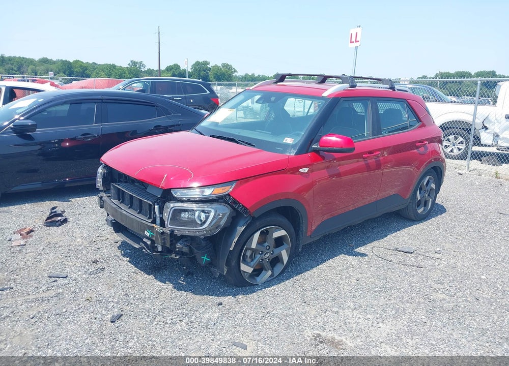 2022 HYUNDAI VENUE LIMITED VIN: KMHRC8A33NU171486