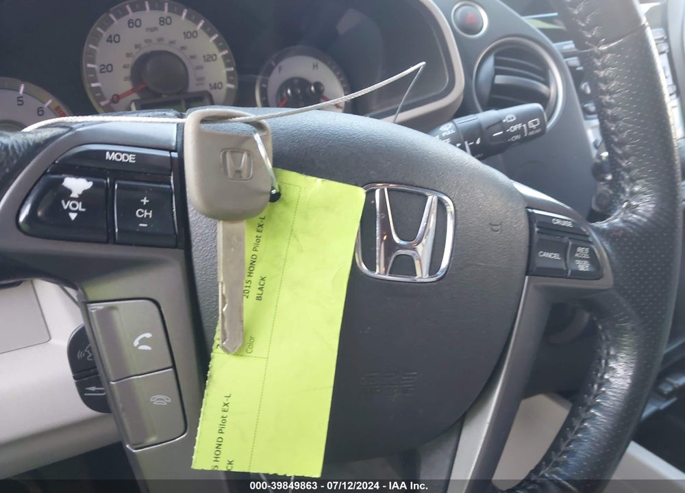 2015 HONDA PILOT EX-L VIN: 5FNYF3H56FB016555