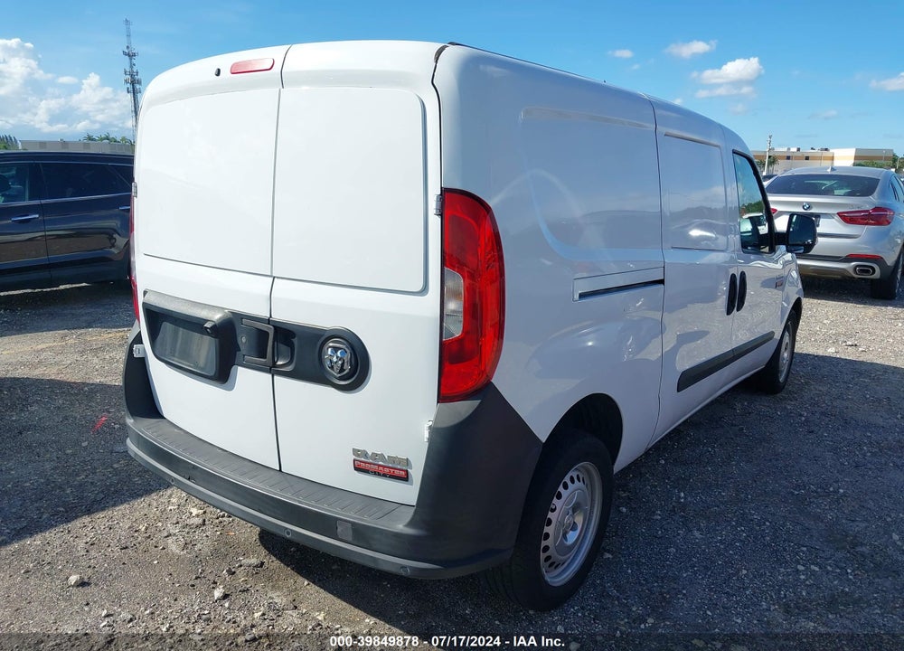 2017 RAM PROMASTER CITY TRADESMAN VIN: ZFBERFAB9H6E38108