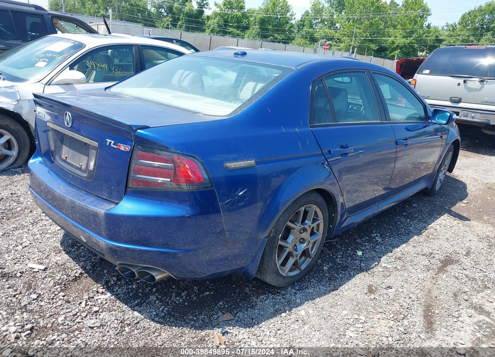 2008 ACURA TL TYPE S VIN: 19UUA76588A034138