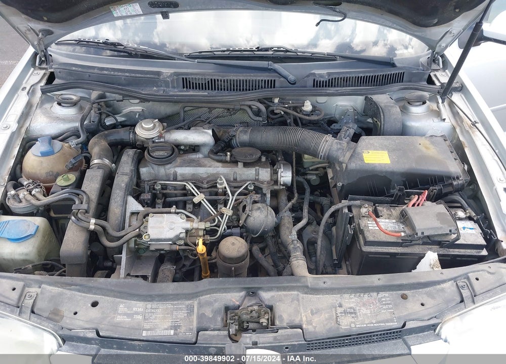 2002 VOLKSWAGEN JETTA GLS TDI VIN: 3VWSP69M92M076021