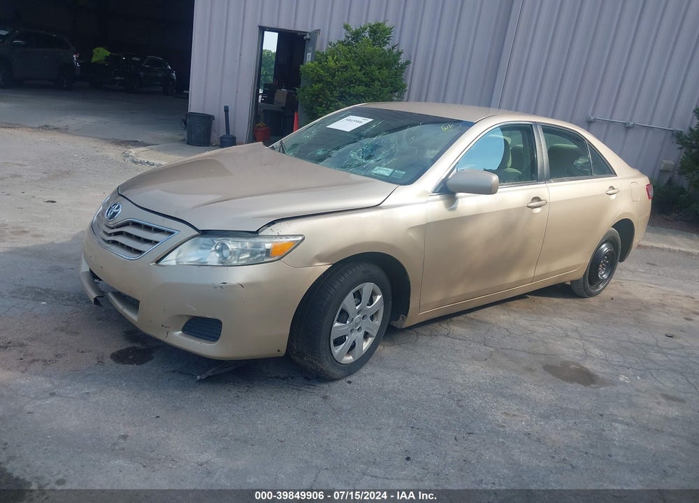 2010 TOYOTA CAMRY LE VIN: 4T1BF3EK0AU033752