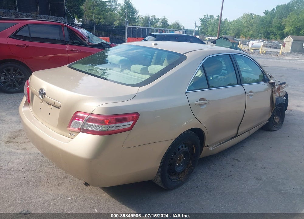 2010 TOYOTA CAMRY LE VIN: 4T1BF3EK0AU033752