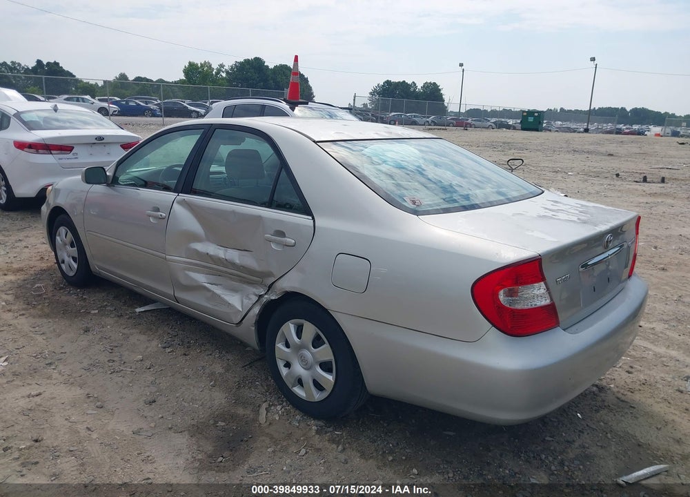 2003 TOYOTA CAMRY LE VIN: 4T1BE32K63U664774