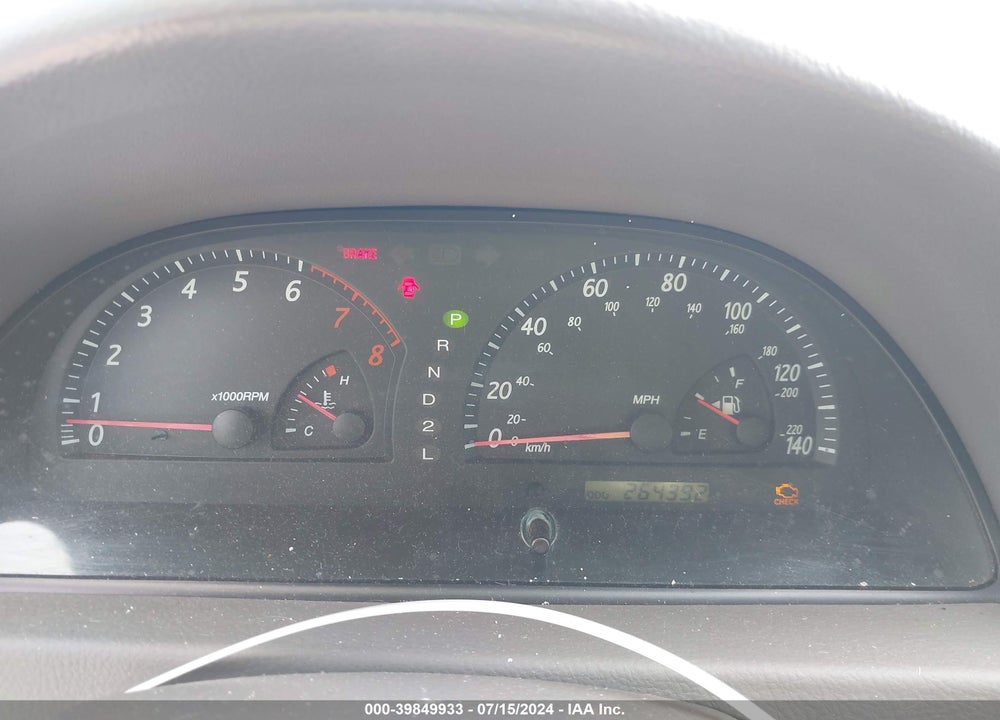 2003 TOYOTA CAMRY LE VIN: 4T1BE32K63U664774