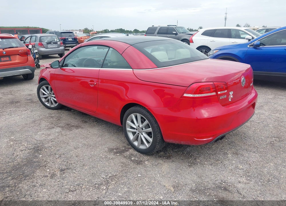 2014 VOLKSWAGEN EOS KOMFORT VIN: WVWBW8AH0EV005736