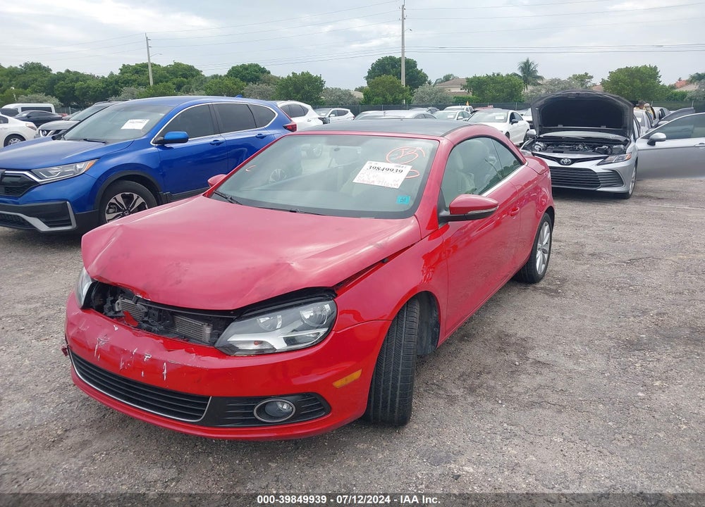 2014 VOLKSWAGEN EOS KOMFORT VIN: WVWBW8AH0EV005736